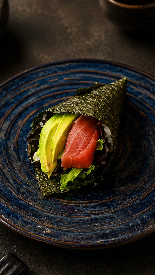 sashimi de salmón
