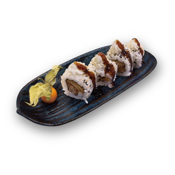 Uramaki pollo queso (8u)