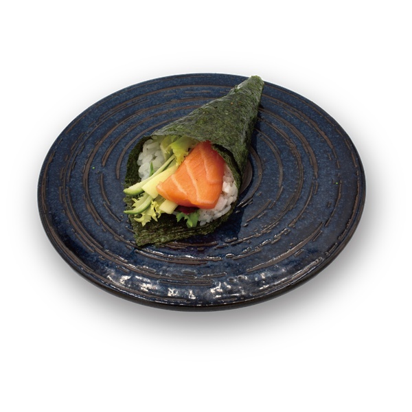 Temaki salmón (1u)