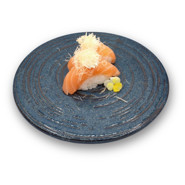 Nigiri salmón, queso y kataifi (2u)
