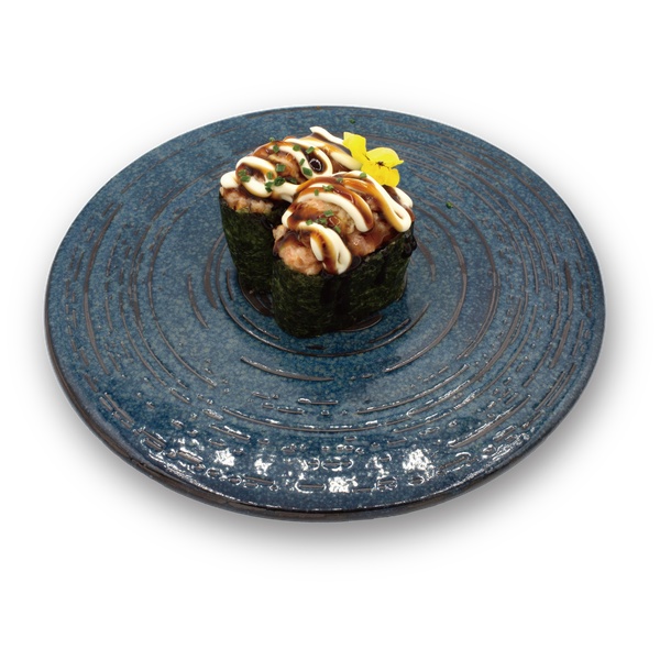 Gunkan salmón aguacate (2u)