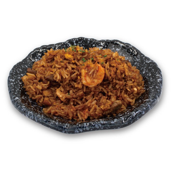 Arroz con salsa soja